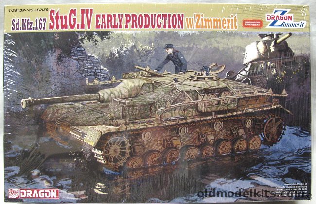 Dragon 1/35 Sk.Kfz. 167 StuG. IV Early Production with Zimmerit, 6576 plastic model kit